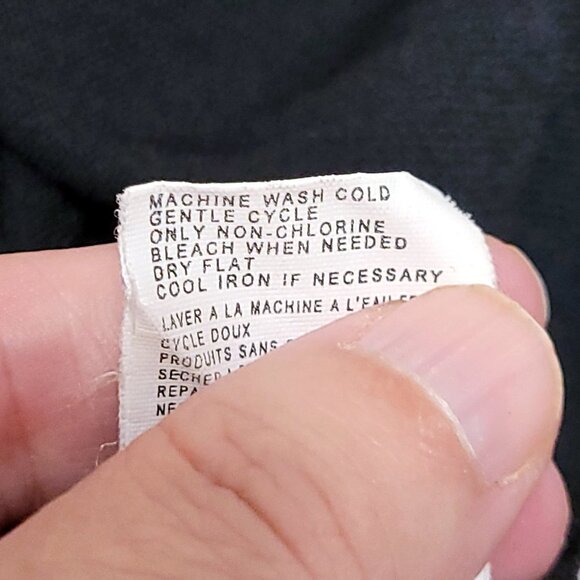 Anne Klein Womens Button Up Cardigan Sweater Size XL Black Office Corporate Goth - Picture 9 of 10